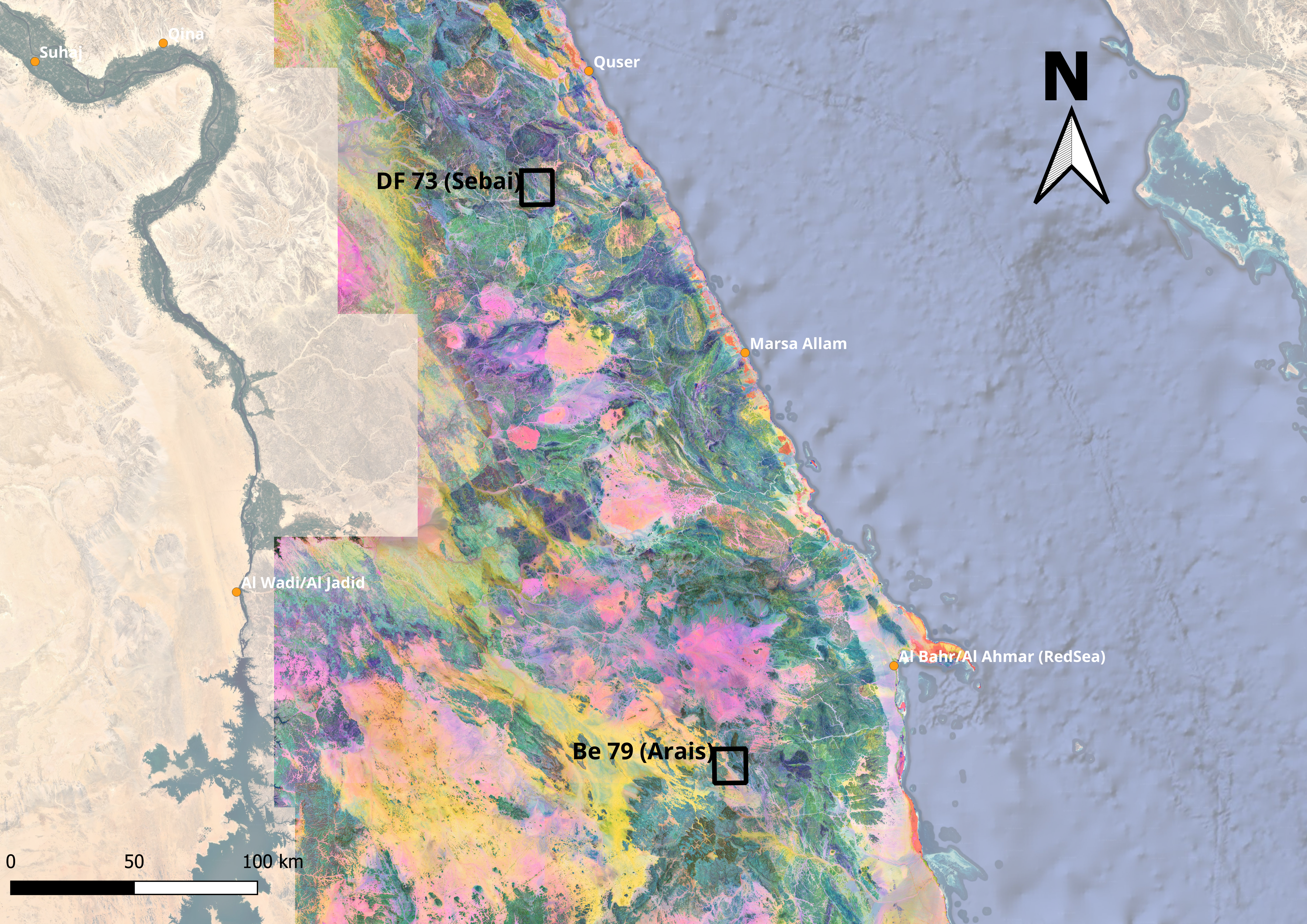 Egypt Eastern Desert (EED) North Africa (NAMI) had awarded in The EED 2 blocks comprise 351km2 of greenfield exploration through Arabian Nubian Shield.