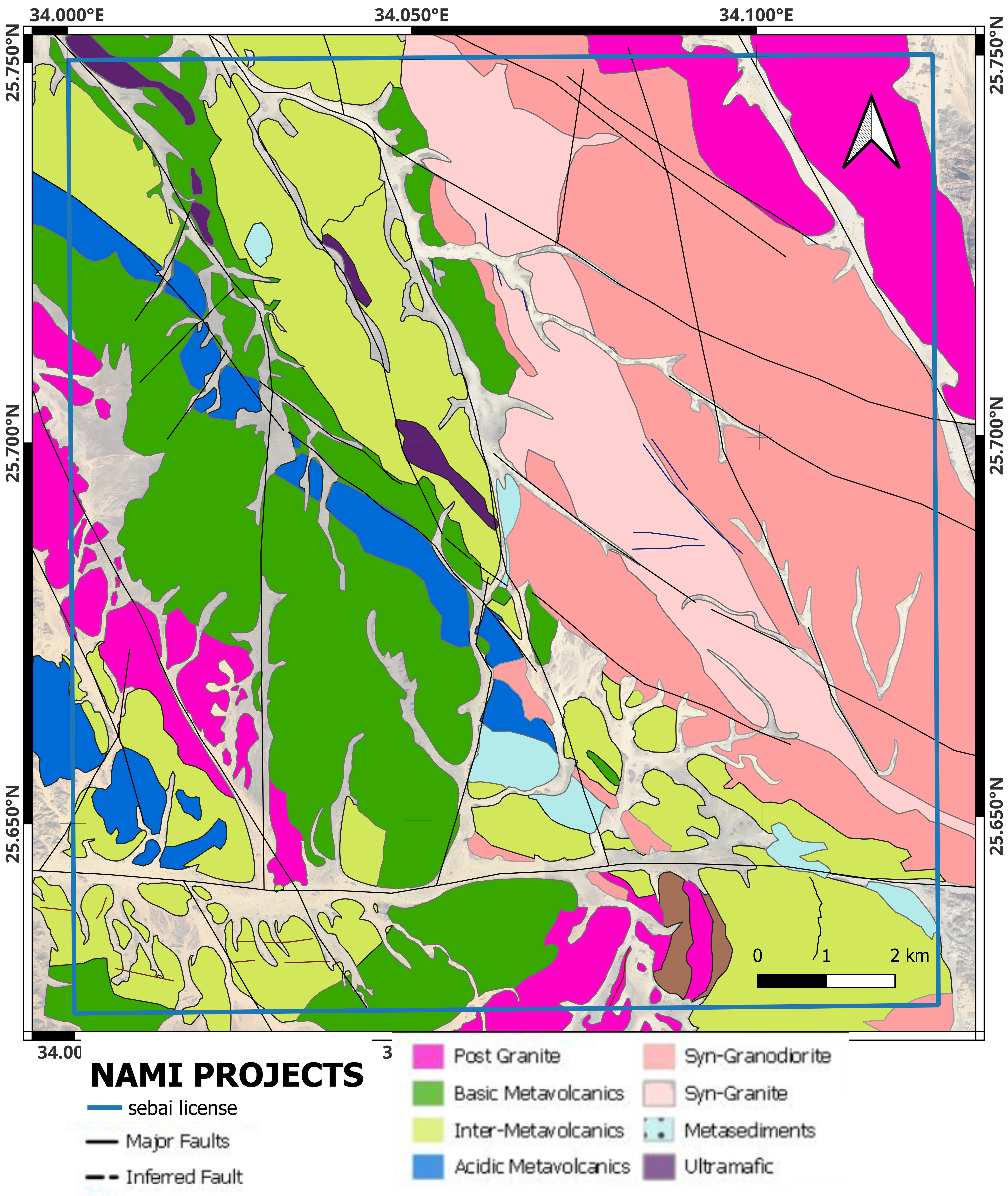 Regional Geology Of Sebai Block (DF 73)